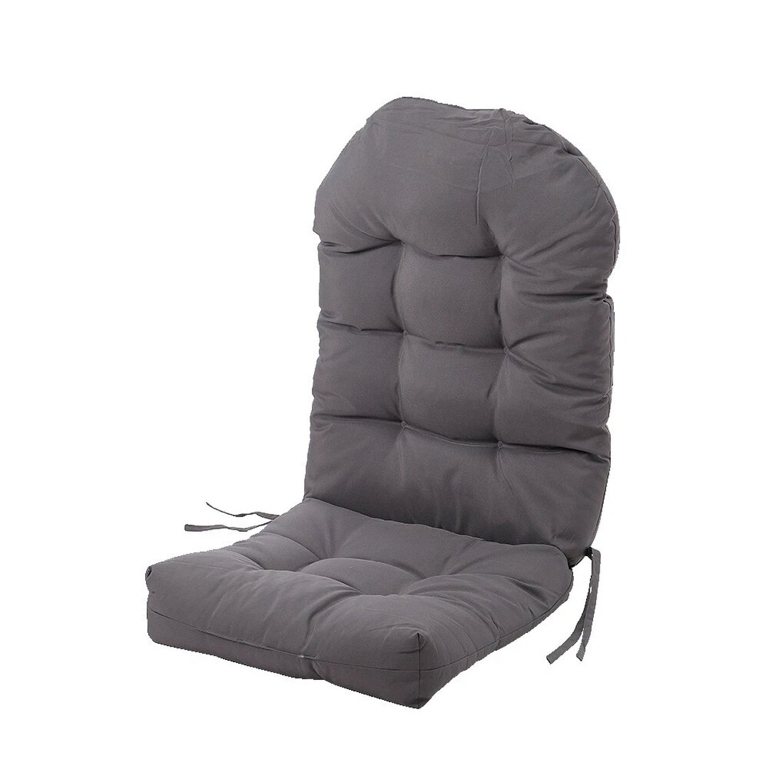 Dark Grey 125*53*8cm Chair Cushion Seat Pad