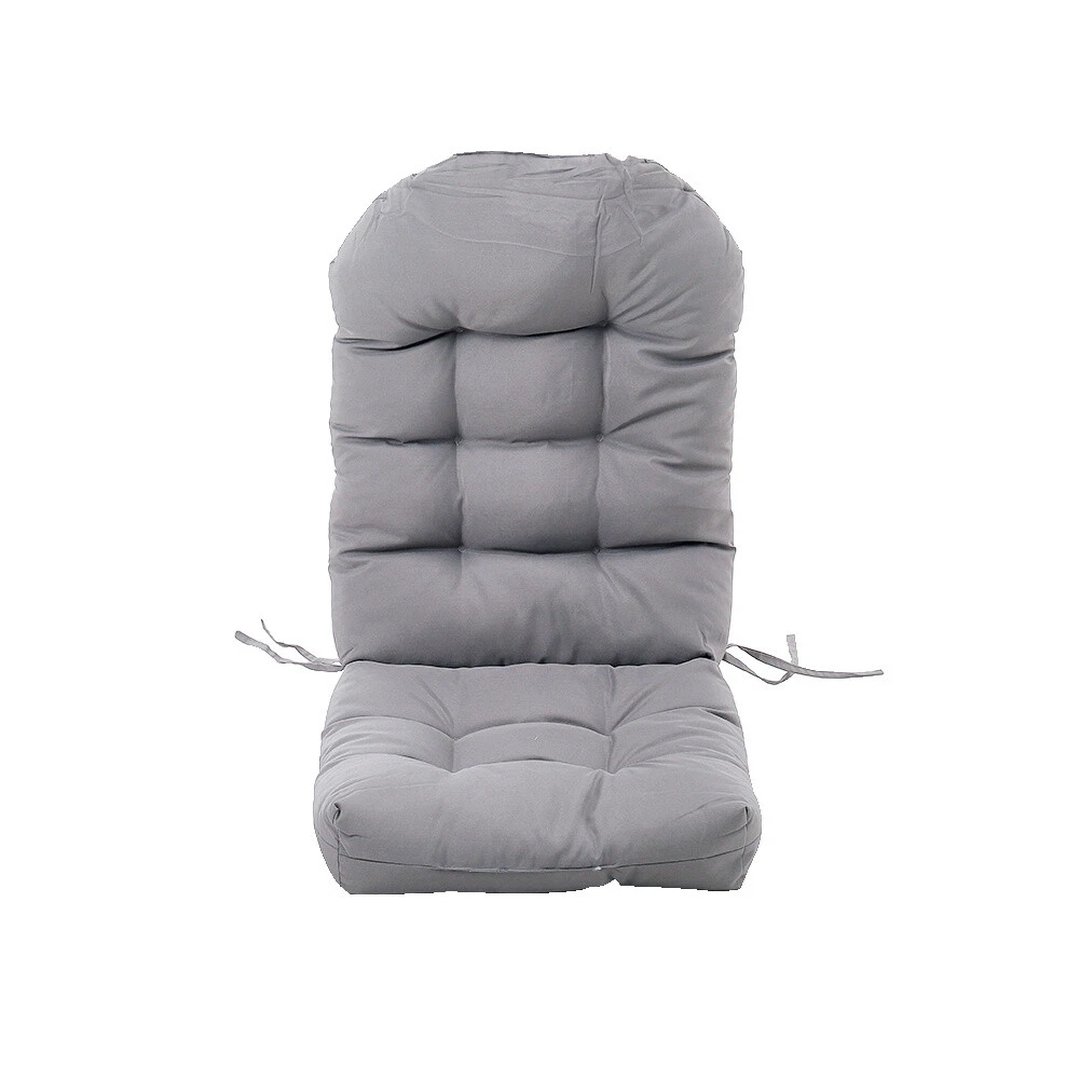Light Grey 125*53*8cm Chair Cushion Seat Pad