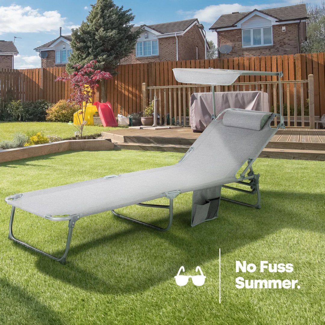 Outdoor Sun Lounger Folding