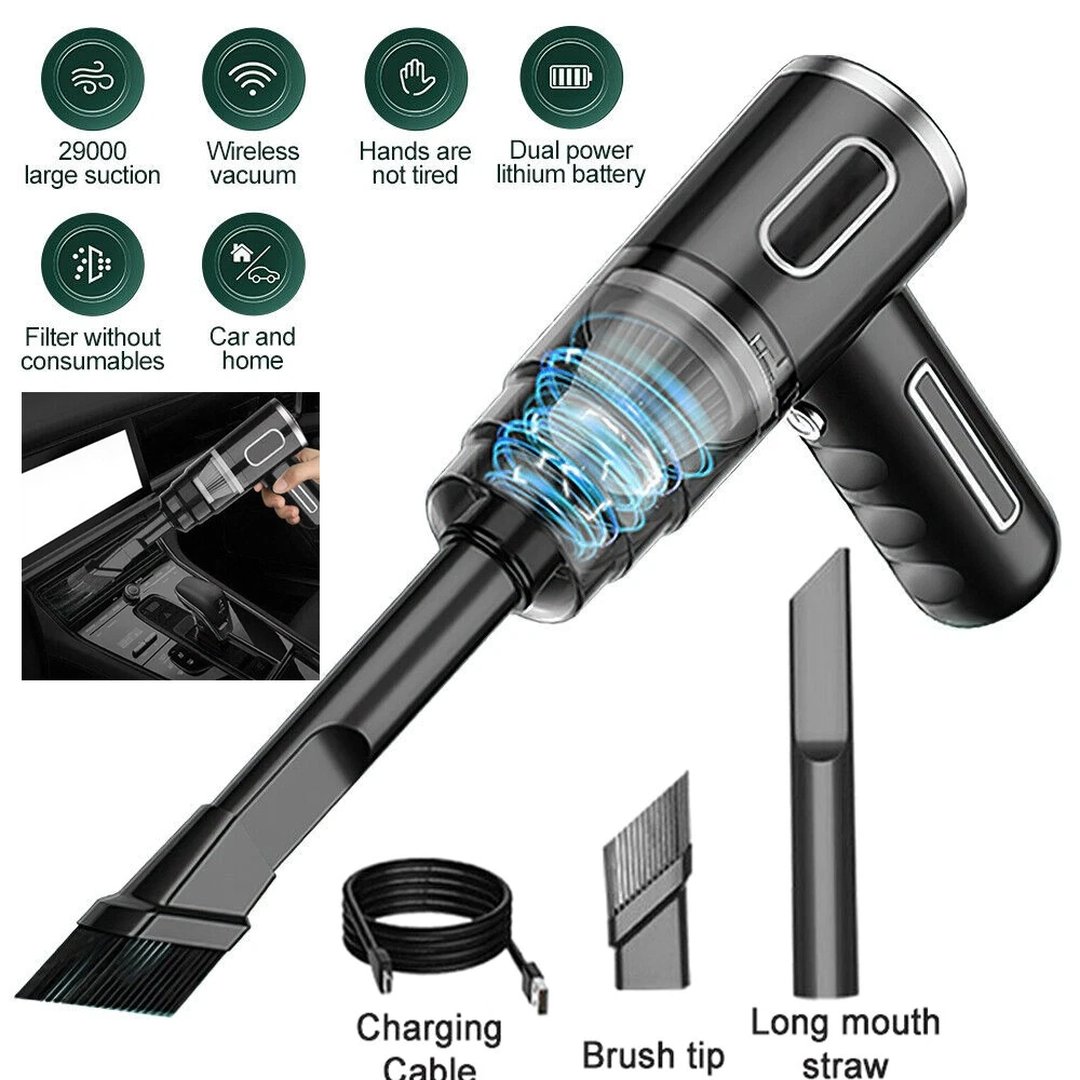 Wireless Rechargeable Wet Dry Car Vacuum