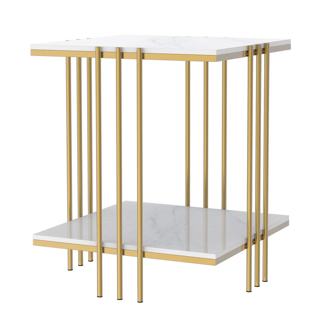 Coffee Side Table Beside Tea Lamp Plant Rack Stand Pub Living Room