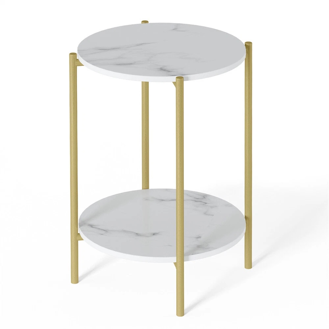 Coffee Table Round Side Desk Nightstand Living Room Office Cafe Pub