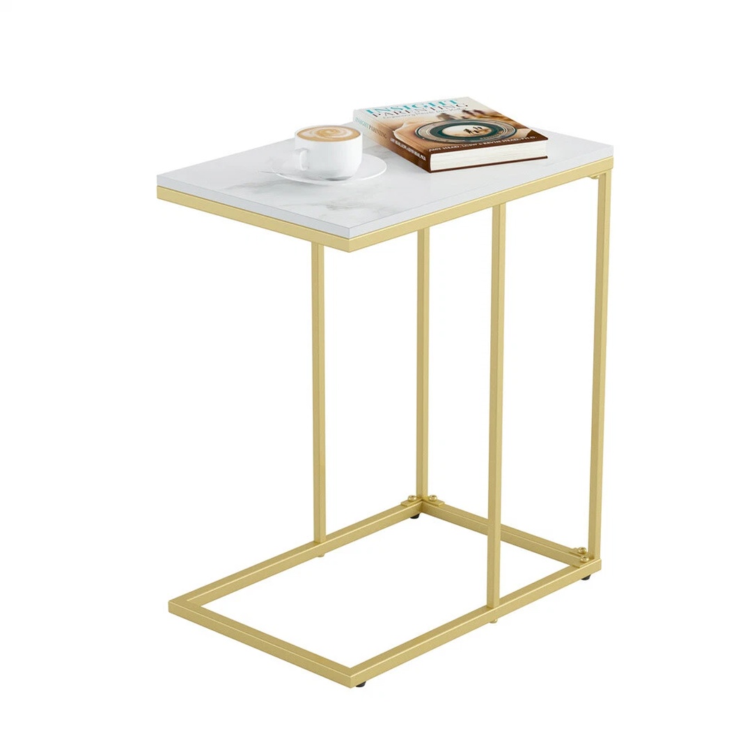 Side End Table Over Sofa Bed Table Lazy Storage Stand Solid Firm