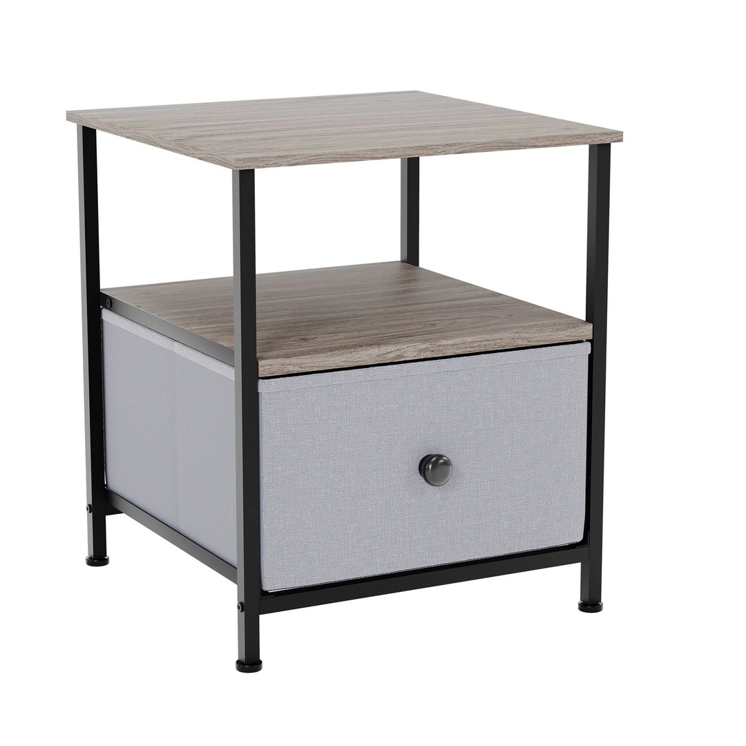 1 Drawer Chest of Drawers Bedside Table Storage Bedroom