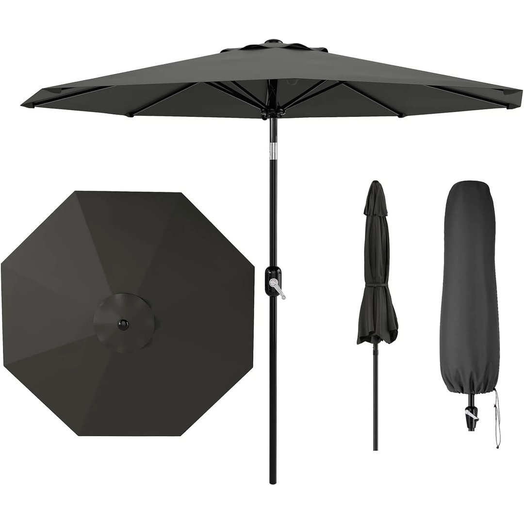 3M Garden Parasol Sun Shade Canopy Patio Large Outdoor