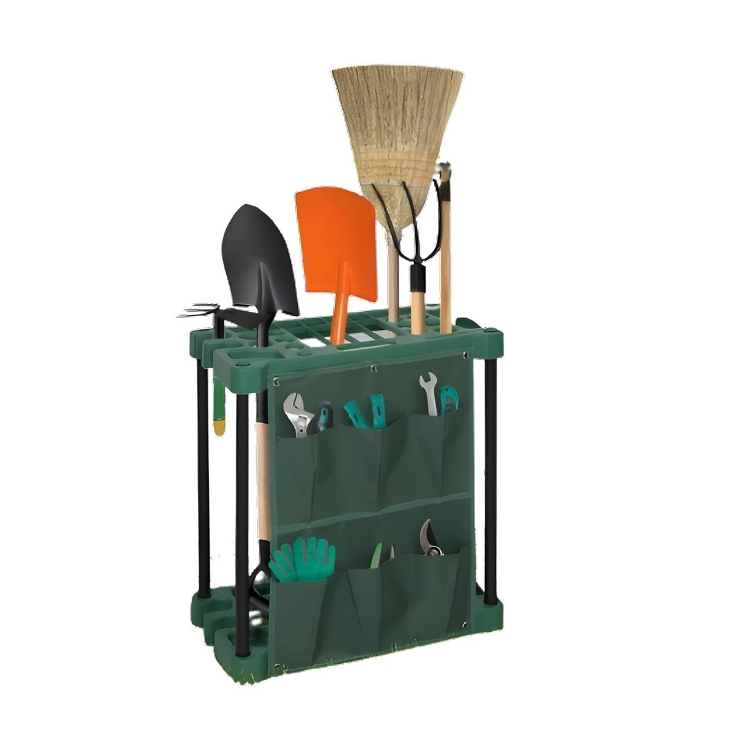 Tidy Tool With Pocket Garden Tool Storage Organizer Rack Stand