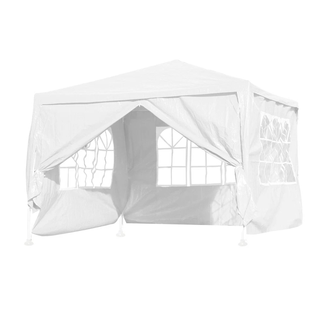 White 3x3m Gazebo Tent Waterproof Party