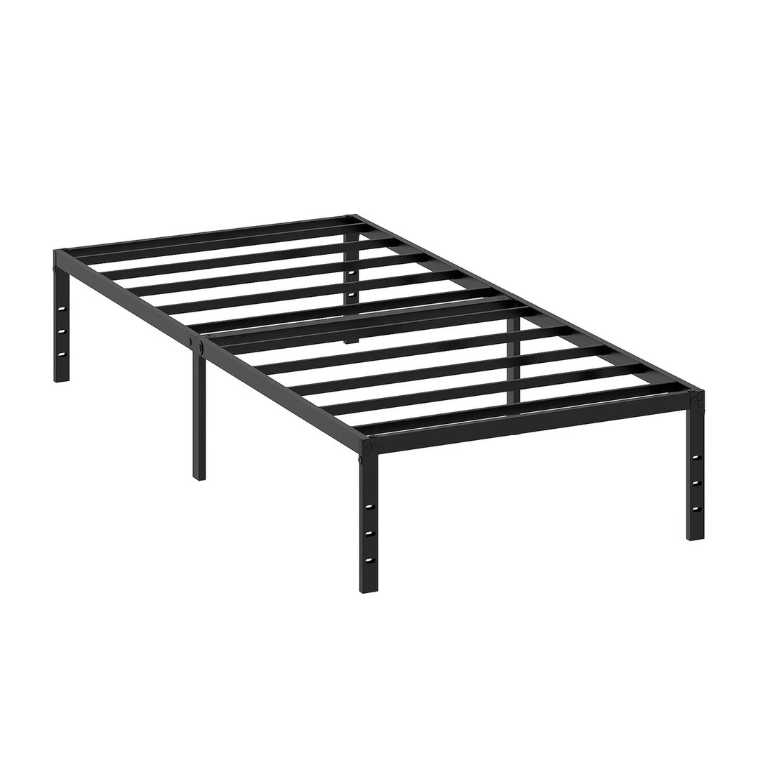 Single – 190x90cm Strong Metal Bed Frame Stylish Bedroom Beds