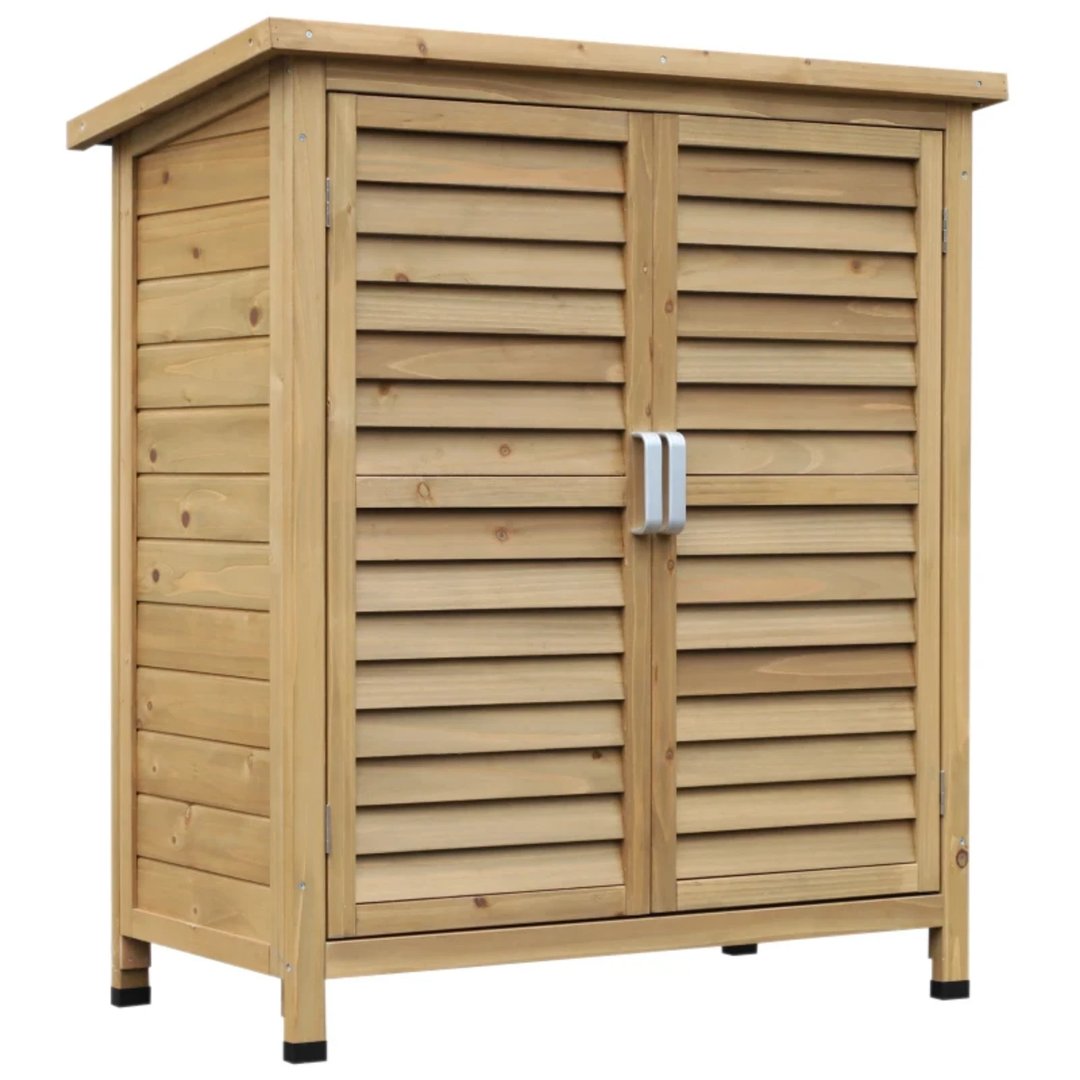 Small Wooden Outdoor Garden Storage Shed