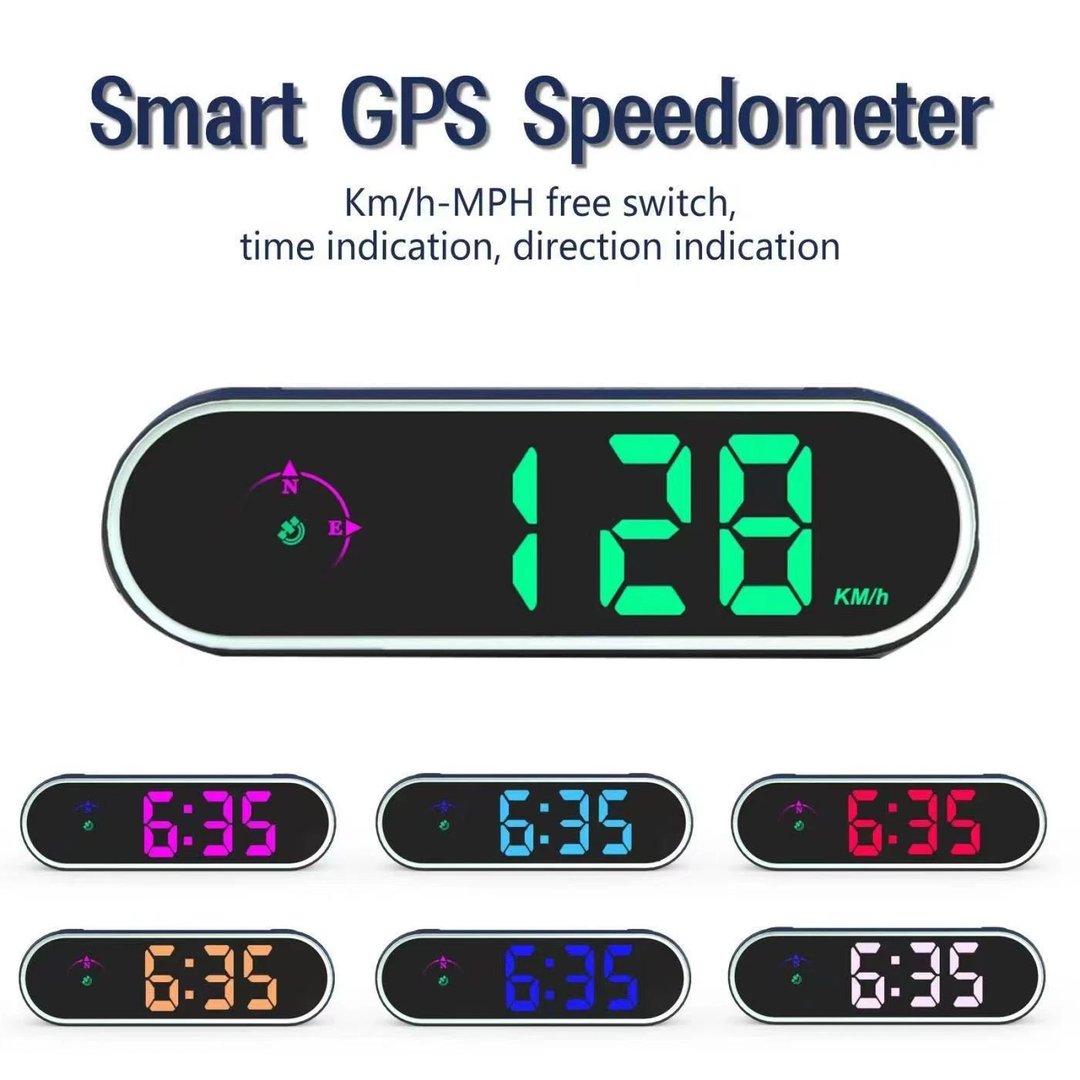 Car Digital GPS Speedo Speed MPH KMH HUD Head Up Display