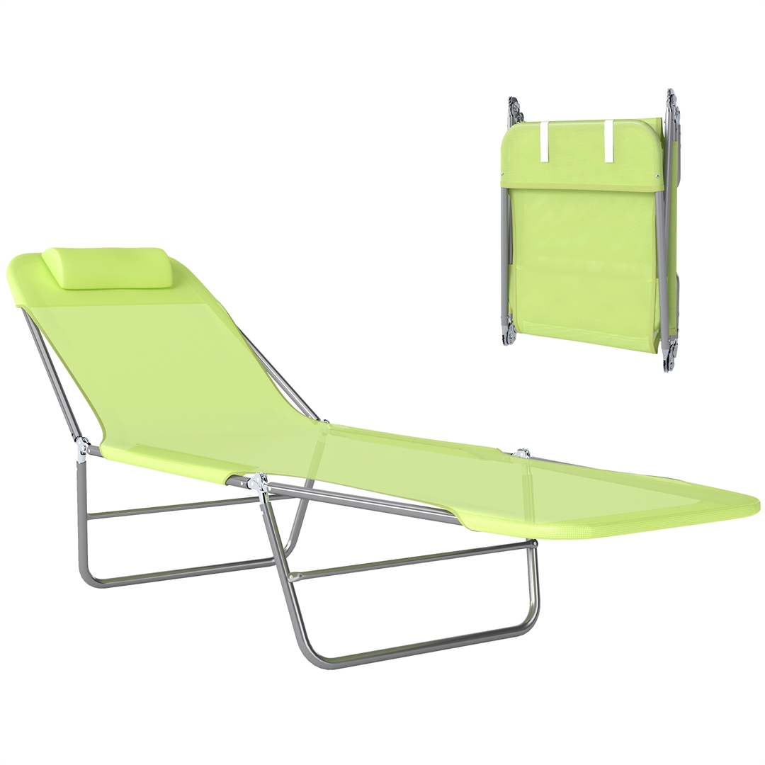 Green-Sun Bed Chair Garden Lounger Recliner