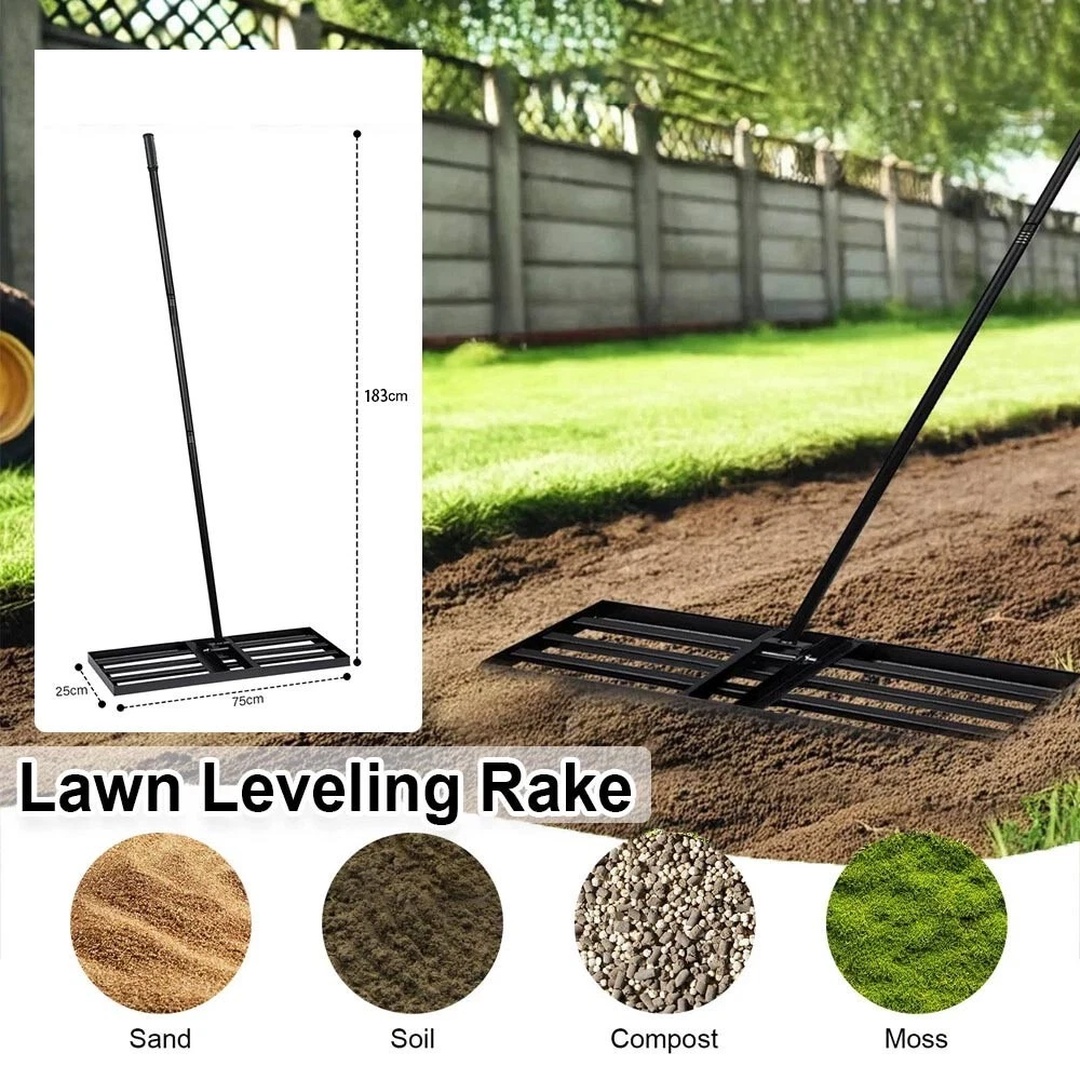 30L Heavy Duty Metal Lawn Roller Sand Water Fillable