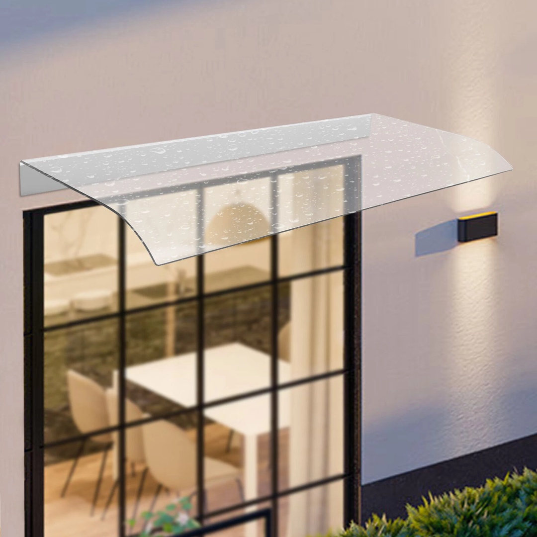80*34.5cm Door Canopy Awning Shelter