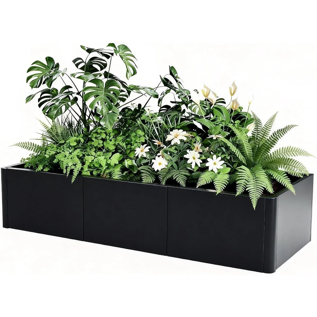 2 Pack Round Galvanized Raised Garden Bed 4X4X1FT