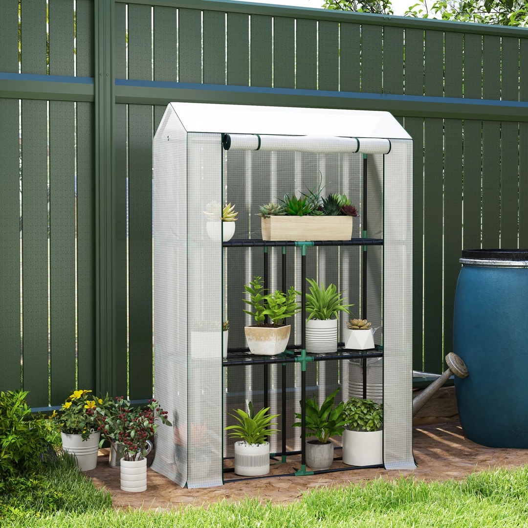 3 Tier Mini Greenhouse with PE Cover
