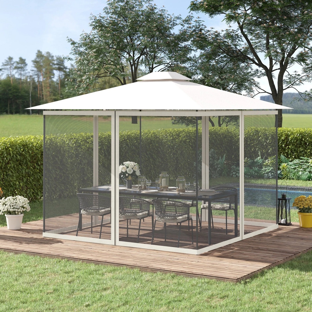 Replacement Gazebo Mesh Netting Screen Walls