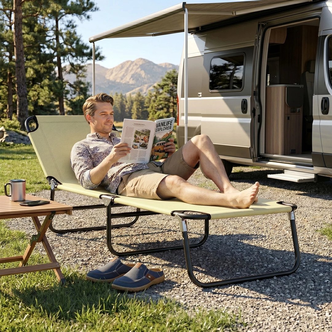 Folding Lounge Chair Outdoor Chaise Lounge