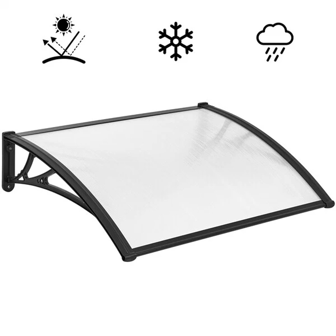 Black Door Canopy Awning Rain Shelter