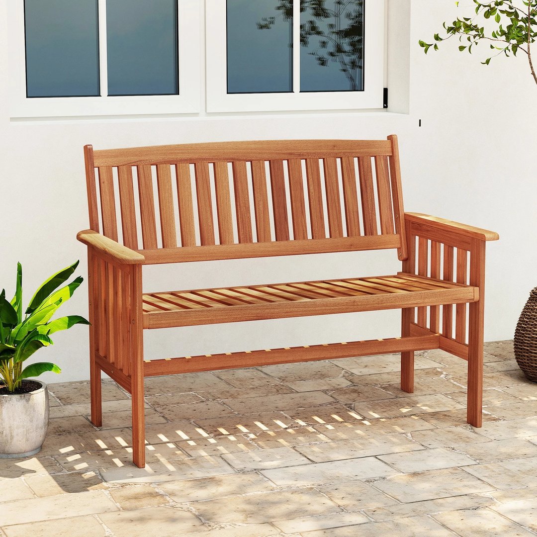 Outdoor Wood Garden Bench