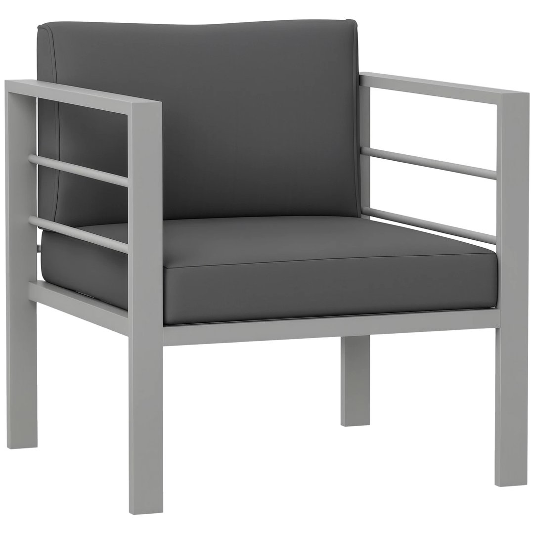 Furniture Aluminium Armchair with Cushions